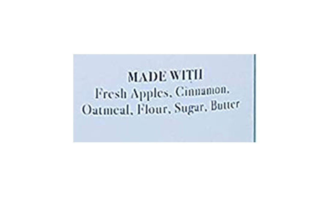Mo's Apple Cinnamon & Oatmeal Cookies   Glass Jar  100 grams